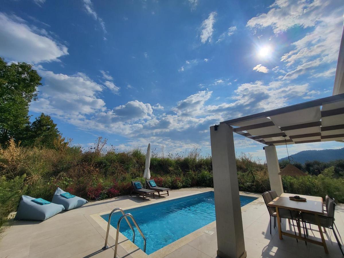 Casa O' - Moderne Villa Mit Grosser Terrasse Und Privatem Swimmingpool Skala Potamia  Exterior foto